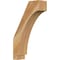 Ekena Millwork 4"W x 12"D x 20"H Imperial Rough Sawn Knee Brace, Western Red Cedar BRC04X12X20IMP00RWR - alternate 1